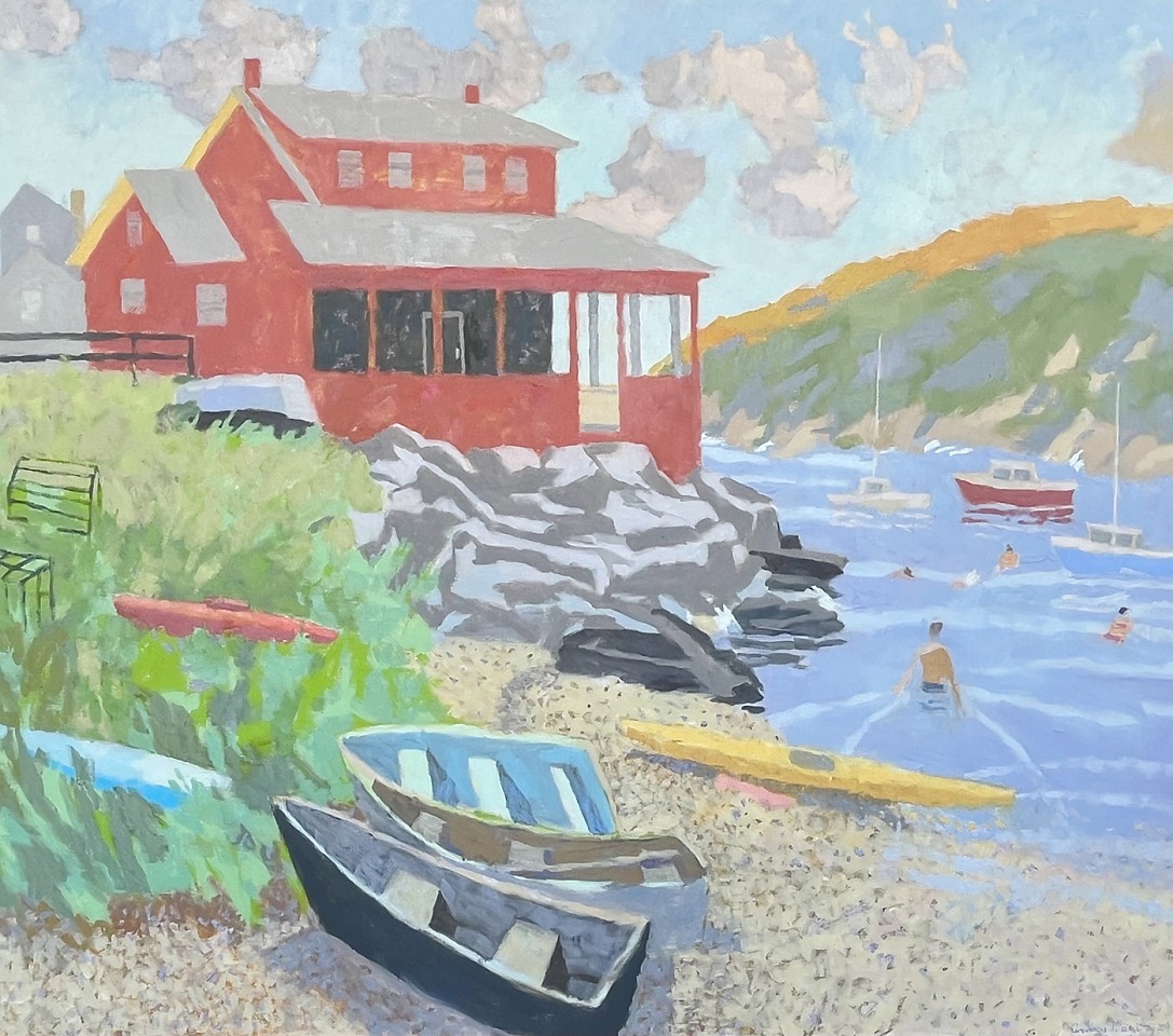Andras Bality, The Red House, Monhegan, 2024
40" x 46", 42" x 48" framed
Oil on canvas
AB 52
Price Upon Request