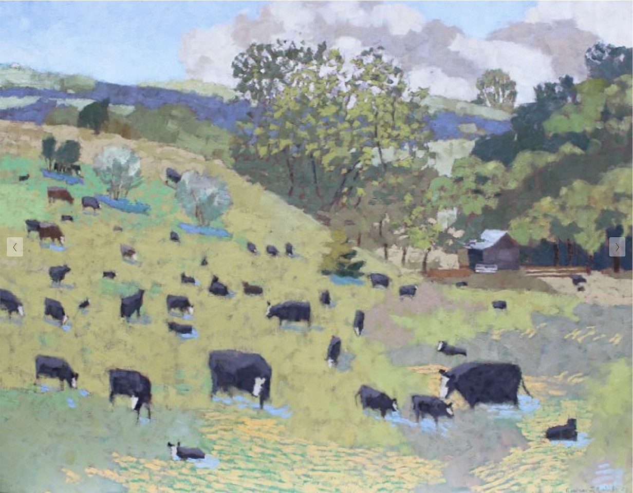 Andras Bality, Skunk and Owls Backyard, 2022
28" x 36", 30" x 38" framed
Oil on canvas
AB 59
Price Upon Request