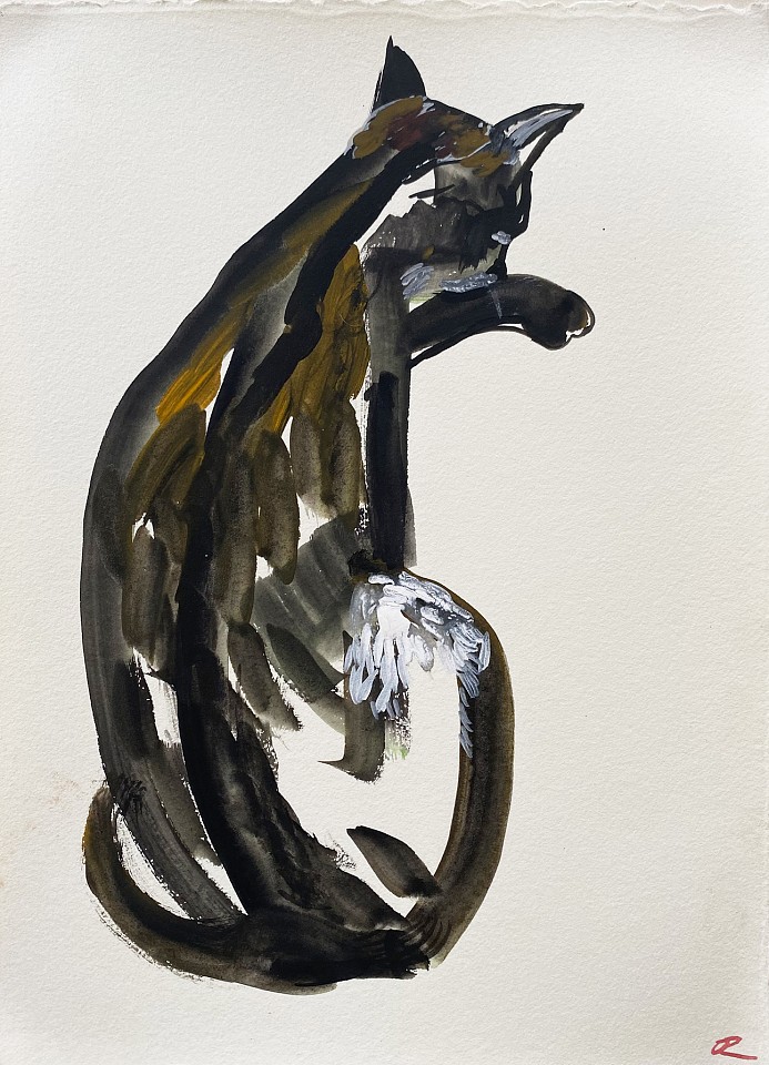 Olena Zvyagintseva, Washes Paw, 2023
13.5" x 10" unframed
Gouache on handmade paper
OZ 702
Price Upon Request