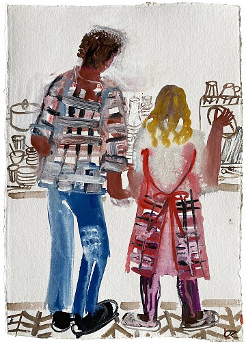 Olena Zvyagintseva Washing the Dishes, 2025