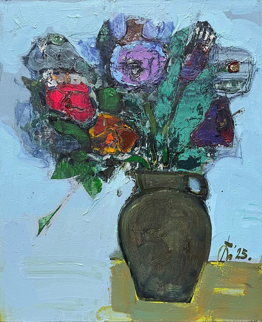 EXPRESSIONS OF LIFE WITH
OLENA ZVYAGINTSEVA, SERHIY HAI & ISABELLE MELCHIOR 2025  - Installation View