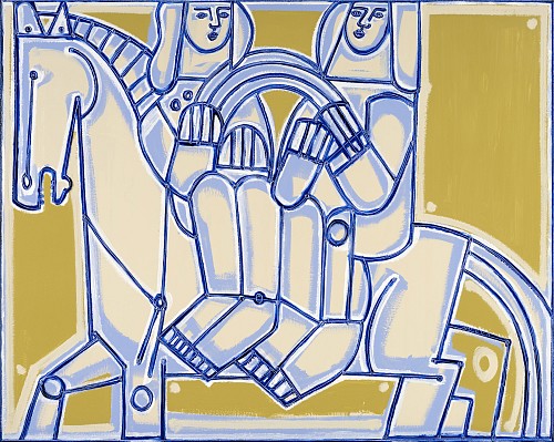 America Martin -&nbsp;Oil & acrylic on canvas