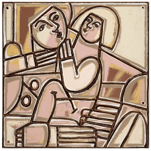 America Martin -&nbsp;Oil & acrylic on canvas