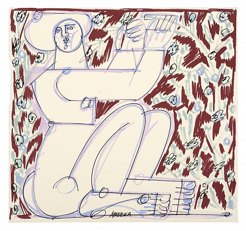 America Martin -&nbsp;Pretends TO Pick Flowers From Wallpaper, 2026