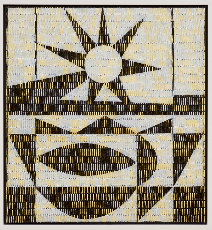 Berto, Crown & Root, 2025
19.25" x 18.25" framed
Handwoven thread, oil & acrylic on linen
BRO 59
Price Upon Request