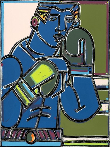 Boxer #2, (Blue), 2026