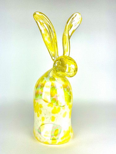 Gunther/ Yellow/Blown glass sculpture, 2020