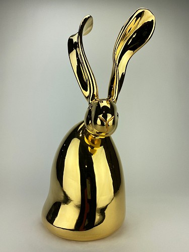 Aurelia/Polished Gold Bronze Sculpture, 2024